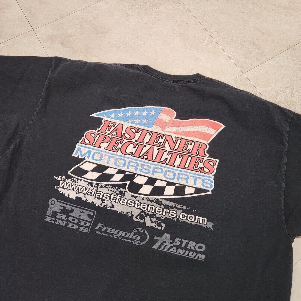 Fastener Specialties Motorsports Mens 2XL Sprint Car Racecar Parts Promo T Shirt